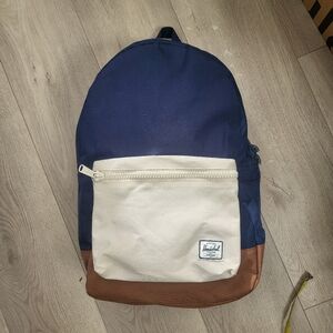 Herschel 25L Pop Quiz - Navy, Cream & Brown